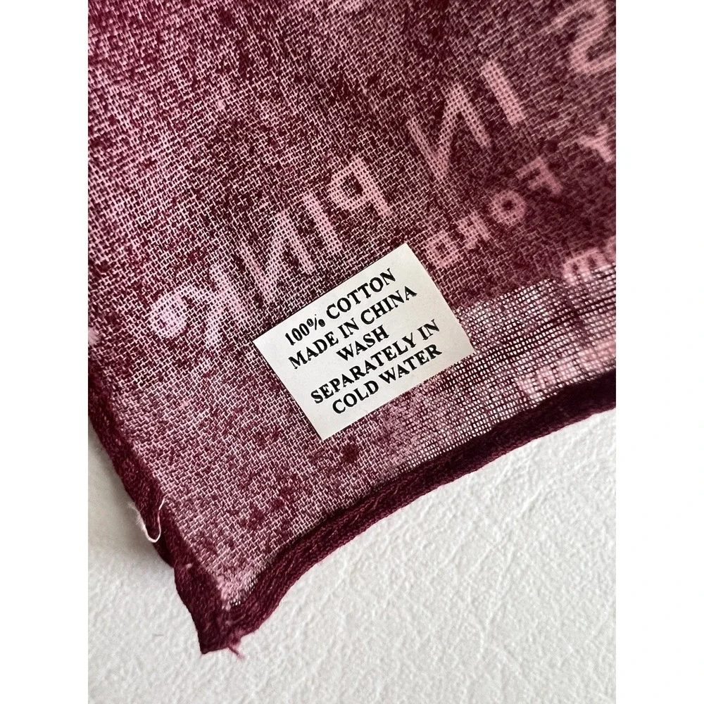 Warriors in Pink Scarf Breast Cancer Awareness Burgundy 2010 Ford Retro